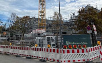 Richtfest für 62 neue und bezahlbare Wohnungen am Perlacher Forst in München gefeiert Richtfest für 62 neue und bezahlbare Wohnungen am Perlacher Forst in München gefeiert