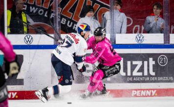 Red Bull München muss sich den Grizzlys Wolfsburg geschlagen geben Red Bull München muss sich den Grizzlys Wolfsburg geschlagen geben