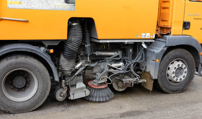 Straßenreinigung während des Oktoberfests 2025