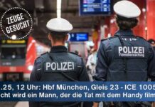 Zeugenaufruf - Attacke gegen Zugbegleiterin