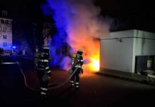 Feuer in Lagerraum einer Malerei - Sendling-Westpark