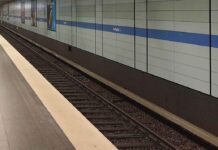 U6: Fräszug nachts im Einsatz U6: Fräszug nachts im Einsatz