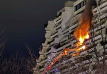 Ein Toter nach Brand in Hochhaus - Olympisches Dorf