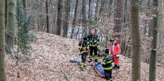 Aufwendige Rettung nach Sturz im Wald - Harlaching
