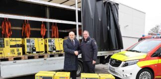 Generatoren der Münchner Feuerwehr für Kyiv