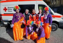 Münchner Rotes Kreuz sorgt für Sicherheit im Faschingstrubel / „Kinderfundstelle“ im Rathaus