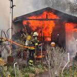 Drohne unterstützt bei Brand in Kleingartenanlage - Perlach