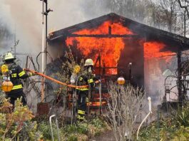 Drohne unterstützt bei Brand in Kleingartenanlage - Perlach
