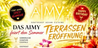 Fünf Jahre spicy Glamour: Das Aimy feiert den Sommer