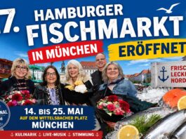 27. Hamburger Fischmarkt in München eröffnet