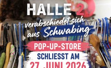 Halle 2 verabschiedet sich aus Schwabing: Pop-up-Store schließt