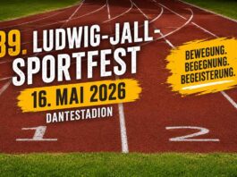 39. Ludwig-Jall-Sportfest am 16. Mai 2026 im Dantestadion