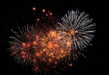Musikfeuerwerk mit Musik von 95.5 Charivari am 08.05.2026 - Frühlingsfest München