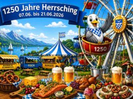 Herrsching feiert 1250 Jahre - zwei Festwochen voller Musik, Kultur und unvergesslicher Erlebnisse 7. bis 21. Juni 2026