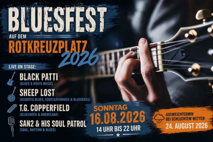 Bluesfest auf dem Rotkreuzplatz 2026 Bluesfest auf dem Rotkreuzplatz 2026