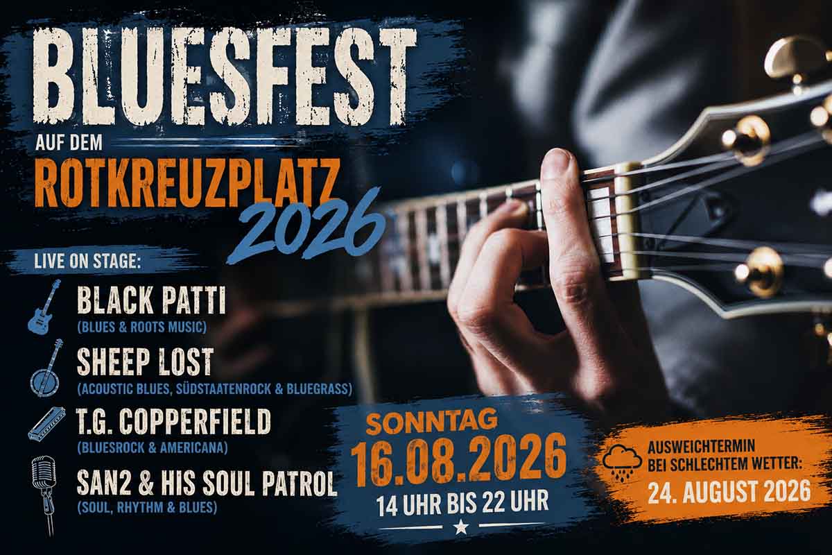 Bluesfest auf dem Rotkreuzplatz 2026