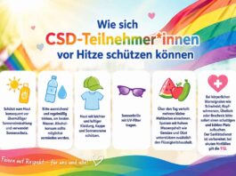 Wie sich CSD-Teilnehmer*innen vor Hitze schützen können