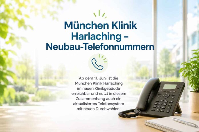 München Klinik Harlaching - Neubau-Telefonnummern