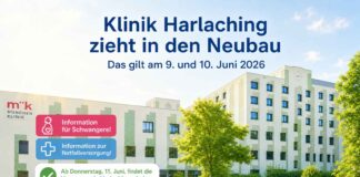 Klinik Harlaching zieht in den Neubau - Das gilt am 9. und 10. Juni 2026 zu beachten