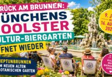 Zurück am Brunnen: Münchens coolster Kultur-Biergarten öffnet wieder