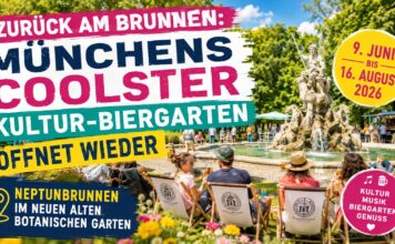 Zurück am Brunnen: Münchens coolster Kultur-Biergarten öffnet wieder