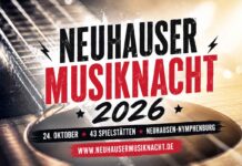 Neuhauser Musiknacht 2026 - Samstag, 24. Oktober mit 43 Spielstätten in Neuhausen-Nymphenburg