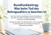 Rundfunkbeitrag: Was beim Tod des Beitragszahlers zu beachten ist