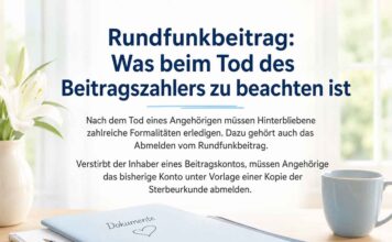 Rundfunkbeitrag: Was beim Tod des Beitragszahlers zu beachten ist