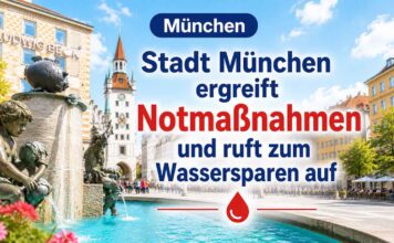 Wasserpegel auf Tiefstand: Stadt München ergreift Notmaßnahmen und ruft zum Wassersparen auf