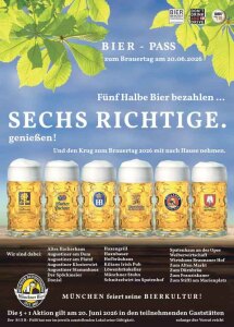 Sonder-Aktion zum Münchner Brauertag 2026 bei den Münchner Innenstadtwirten - SECHS RICHTIGE!