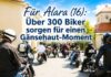 Für Alara (16): Über 300 Biker sorgen für einen Gänsehaut-Moment