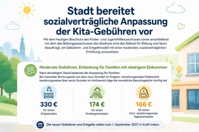 Stadt bereitet sozialverträgliche Anpassung der Kita-Gebühren vor