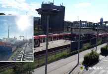 Bauzug entgleist bei Rangierfahrt – Bundespolizei ermittelt wegen Gefährdung des Bahnverkehrs Bauzug entgleist bei Rangierfahrt - Bundespolizei ermittelt wegen Gefährdung des Bahnverkehrs