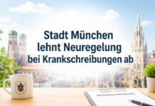 Stadt München lehnt Neuregelung bei Krankschreibungen ab Stadt München lehnt Neuregelung bei Krankschreibungen ab