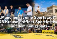 „München ist eine Sportstadt“ - OB Krause eröffnet Sportfestival auf dem Königsplatz