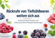 Rückrufe von Tiefkühlbeeren weiten sich aus