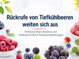 Rückrufe von Tiefkühlbeeren weiten sich aus