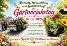 Blumen, Brauchtum und Gemeinschaft: Der Gärtnerjahrtag am 04.08.2026