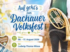 Auf geht’s zum Dachauer Volksfest vom 08. - 17. August 2026