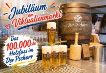 Jubiläum am Viktualienmarkt: Das 100.000ste Holzfass im "Der Pschorr"