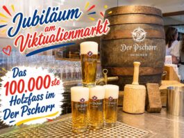 Jubiläum am Viktualienmarkt: Das 100.000ste Holzfass im "Der Pschorr"