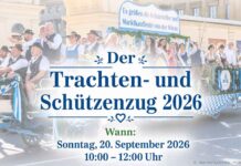 Der Trachten- und Schützenzug 2026
