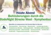Heute Abend Behinderungen durch die BladeNight Strecke West - Nymphenburg