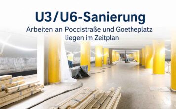 U3/U6-Sanierung: Arbeiten an Poccistraße und Goetheplatz liegen im Zeitplan