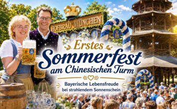 Erstes Sommerfest am Chinesischen Turm: Bayerische Lebensfreude bei strahlendem Sonnenschein