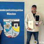 Zivilcourage am S-Bahnhalt Hackerbrücke gewürdigt Zivilcourage am S-Bahnhalt Hackerbrücke gewürdigt